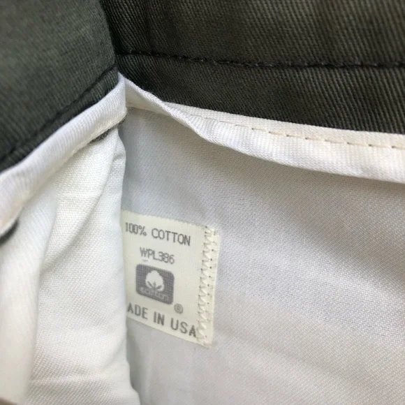 067 - Men’s Pants 36x30 Olive Green - Hagger Casuals - Picture 4 of 12